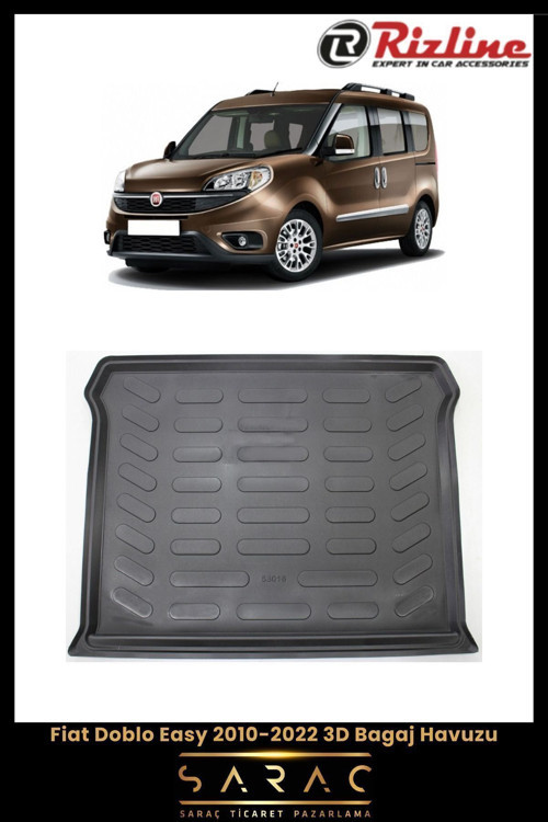 Fiat Doblo Easy 2014 Model 3D Bagaj Havuzu