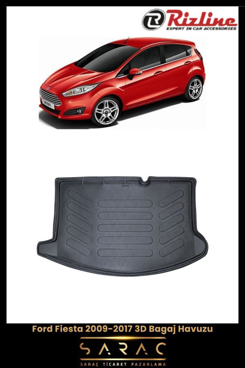 Ford Fiesta 2016 Model 3D Bagaj Havuzu