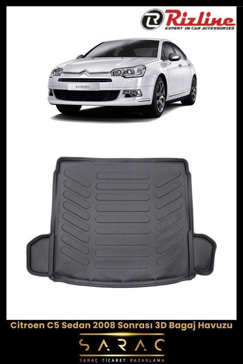 Citroen C5 2015 Model 3D Bagaj Havuzu
