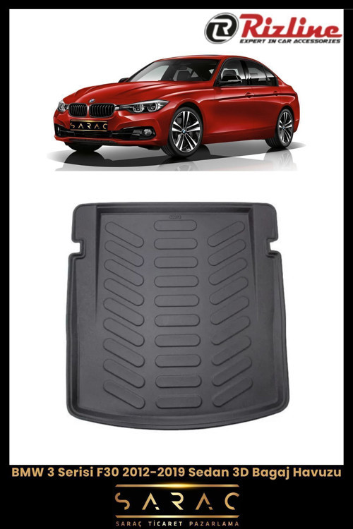 Bmw 3 Serisi F30 Sedan 2014 Model 3D Bagaj Havuzu