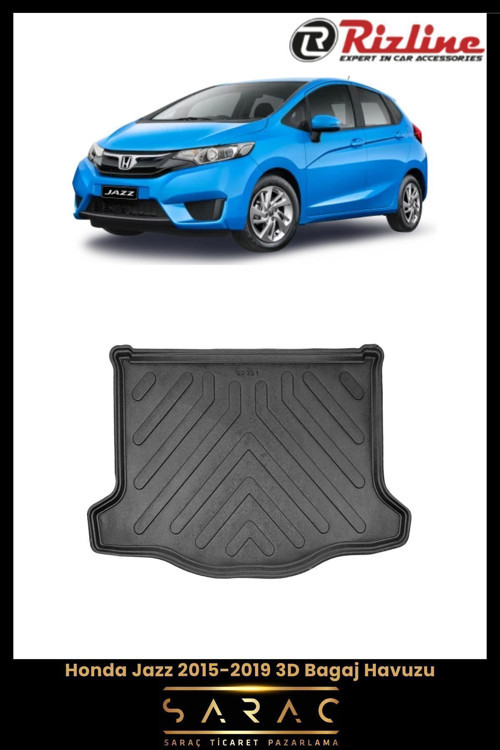 Honda Jazz 2016 Model 3D Bagaj Havuzu