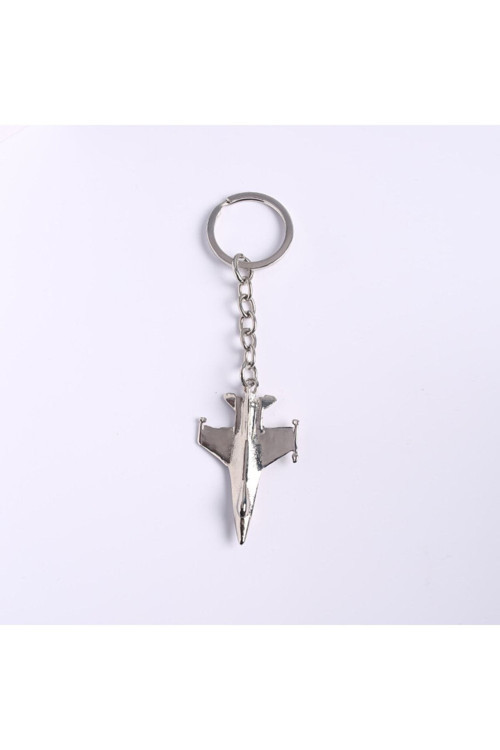 F16 Tasarımlı Metal-Krom Anahtarlık