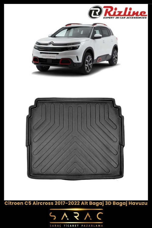 Citroen C5 Aircross 2017 Model Alt 3D Bagaj Havuzu