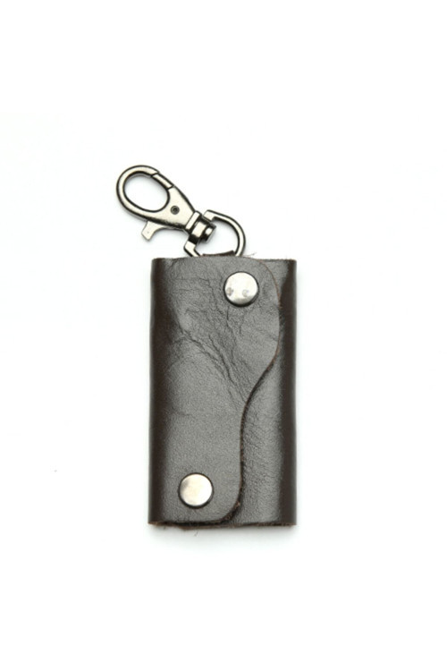 6'Lı Deri Anahtarlık (Koyu Kahverengi)