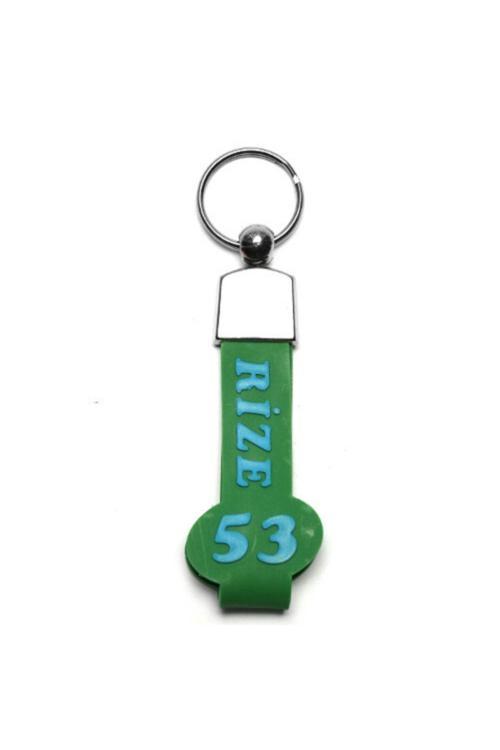 Slikon Saplı Şehir Plaka Anahtarlık