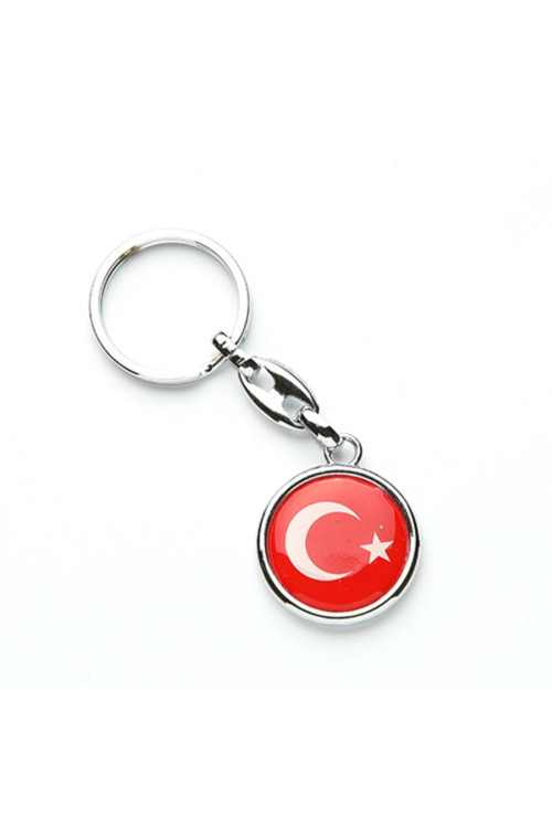 Türk Bayrağı Temalı Anahtarlık