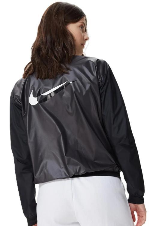 Swoosh Run Jacket Kadın Koşu Ceketi Siyah