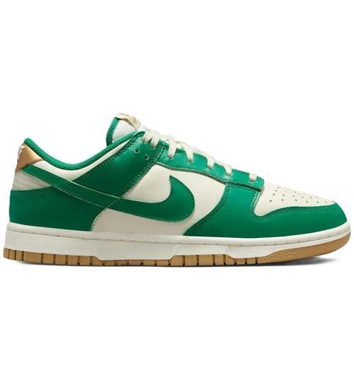 Dunk Low Leather Women Sneaker Hakiki Deri Beyaz Yeşil Spor Ayakkabı Kadın