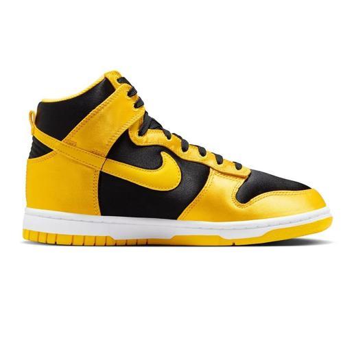Dunk Low Mid Women Black Yellow Sneaker Günlük Spor Ayakkabı Kadın Siyah Sarı