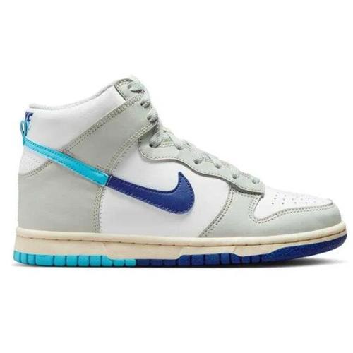 Dunk High SE Leather Unisex Sneaker Hakiki Deri Unisex Günlük Spor Ayakkabı Beyaz