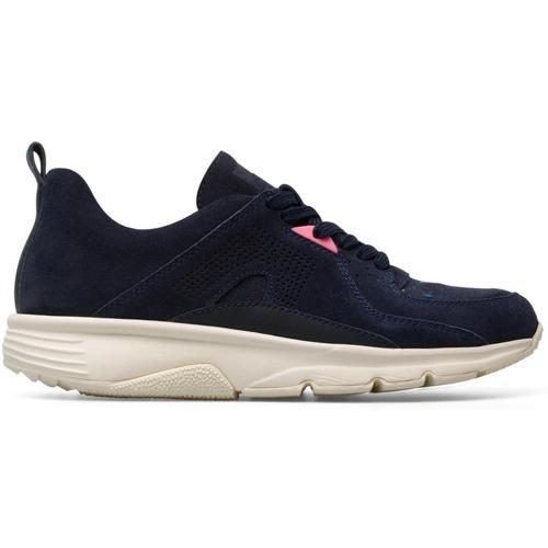 Drift Dark Blue Leather Hakiki Deri Kadın Spor Günlük Ayakkabı Lacivert