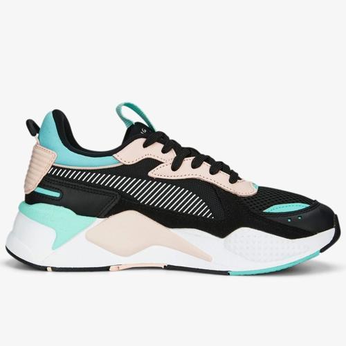RS-X Reinvention Women Black Leather Sneaker Siyah Kadın Hakiki Deri Günlük Spor Ayakkabı
