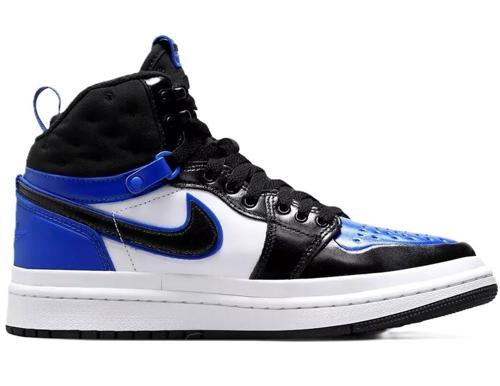 Jordan Acclimate Sneaker Hakiki Deri Siyah Mavi Bilekli Jordan Spor Ayakkabı
