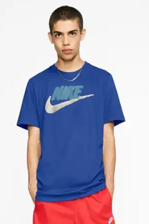Sportswear Swoosh Tshirt Erkek Tişört Mavi