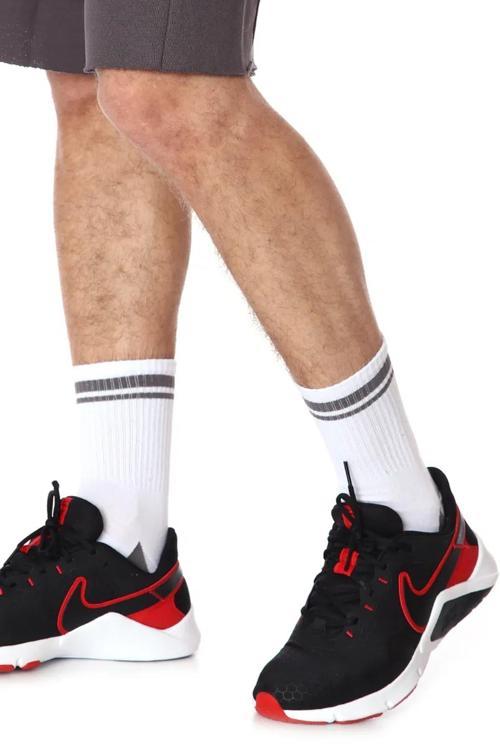 Legend Essential 2 Training Shoes Spor Antrenman Ayakkabısı Siyah Kırmızı