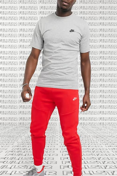Sportswear Tech Fleece Mens Jogger Red Erkek Eşofman Altı Kırmızı