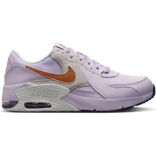 Air Max Excee Leather Hakiki Deri Beyaz Mor Sneaker