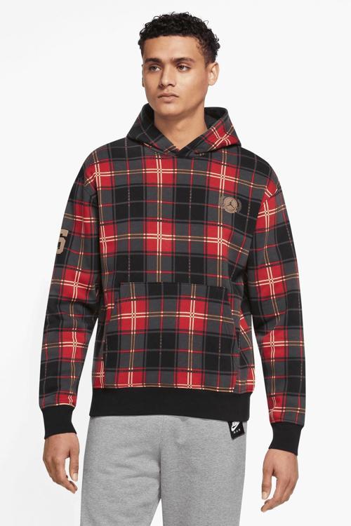 Jordan Essential Holiday Unisex Black Hoodie Kapüşonlu Sweatshirt