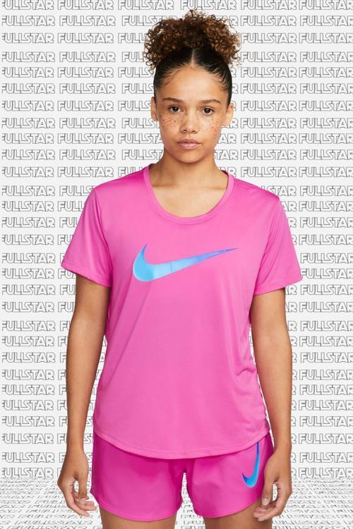 Dri Fit Tee Training Running Tee Sırt Hava Panelli Koşu Spor Antrenman Tişörtü Fuşya