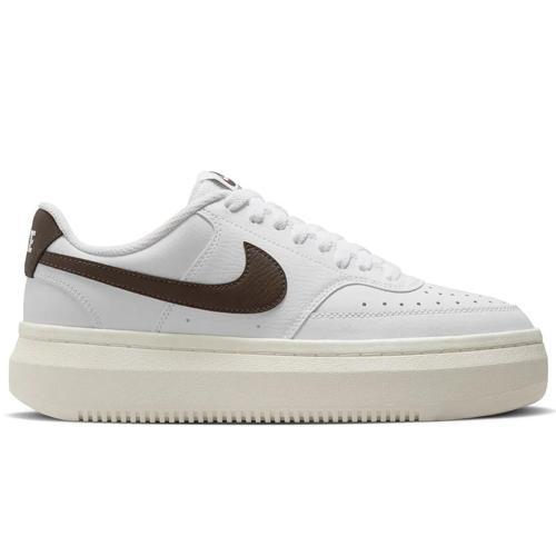 Court Vision Alta Leather White Sneaker Hakiki Deri Kadın Günlük Spor Ayakkabı Beyaz