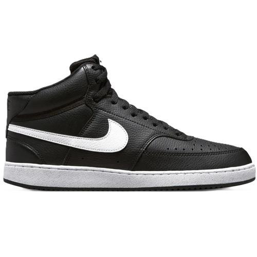 Court Vision Mid Sneaker Bilekli Günlük Siyah Spor Ayakkabı