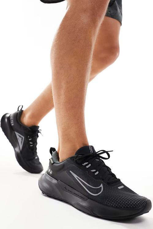 Juniper Trail 2 Gore Tex Walking Running Shoes Su Geçirmez Outdoor Reflektörlü Yürüyüş Ayakkabısı Siyah