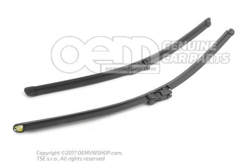 Silecek Süpürgesi Takım Polo 05-09 / Ibıza 06-08 / Cordoba 06-09 19Mm Buton 21'+19'" (530+480Mm)" (O