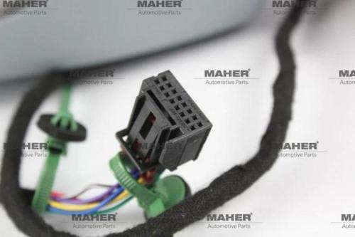 Dış Dikiz Aynası Jetta 2011-2015 Elektrikli, Isıtmalı, Astarlı, Katlanır, Yan-Alt Lambalı Sol (Oem N