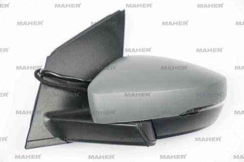 Dış Dikiz Aynası Polo 2009-2010 Elektrikli, Isıtmalı, Sinyalli, Astarlı, Kare Soket Sol (Oem No:6R18
