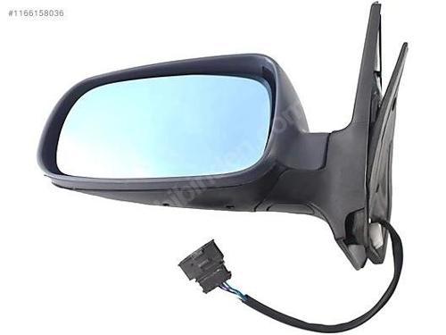 Dıs Dıkız Aynası Sol Elektrıklı Isıtmalı Astarlı Mavı Cam Büyük Tıp Kör Noktalı Vw Golf4-Bora Bm 97-