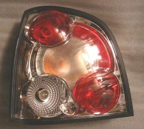 2002-2005 Volkswagen Polo 5 Modifiye Stop Lambası Sağ-Sol Set 2 Parça Nikelajlı-Kırmızı-Beyaz (Tyc) 