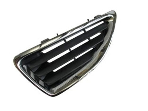 1999-2002 Renault Megane Ön Panjur Siyah Sol Nikelaj Kaplamalı (Tüv)(Tyg) (Adet) (Oem No:7700428963)