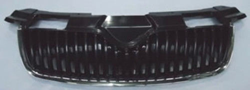Skoda Fabıa- 07/10; Ön Panjur Siyah Nikelaj Çerçeveli (Tw-Y) (Oem No: 5J0853607)