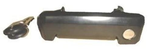 1996-2001 Volkswagen Transporter T4 Orta Kapı Dış Açma Kolu Sağ (Şifresiz) (Boyanır Tip Siyah) Husha