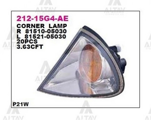 Sinyal Lambası Avensis 2001-2002 Duylu Sağ (1 Adet) (Oem No: 212-15G4R-Ae)