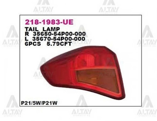Stop Lambası Vitara 2015 Sonrası Sağ (Oem No:35650-54P00-000) (Adet)