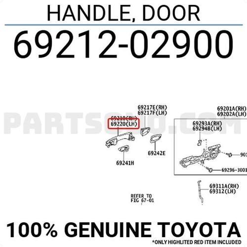 Kapı Kolu Corolla 2013-2018 Ön Dış Sol (Oem No:69212-02900) (Adet)