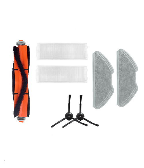 Xiaomi Mop 2 Lite (MJSTL) Uyumlu 1 ADET ANA FIRÇA 2 ADET FİLTRE 2 ADET SİYAH YAN FIRÇA 2 ADET MOP