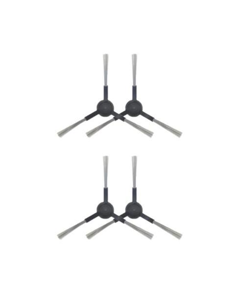 Viomi V3 Pro Uyumlu 4 ADET SİYAH YAN FIRÇA