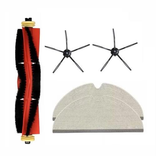 Roborock S6 PureUyumlu 1 ADET ANA FIRÇA 2 ADET SİYAH YAN FIRÇA 2 ADET MOP