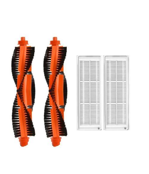 Viomi V3 Pro Uyumlu 2 ADET ANA FIRÇA 2 ADET FİLTRE