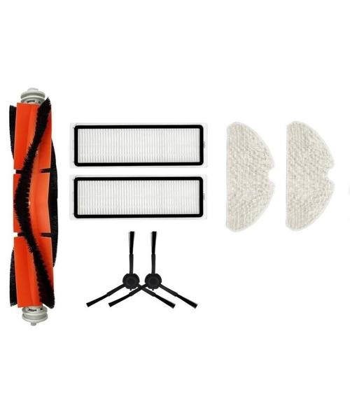 Dream D10S Uyumlu 1 ADET ANA FIRÇA 2 ADET FİLTRE 2 ADET SİYAH YAN FIRÇA 2 ADET MOP