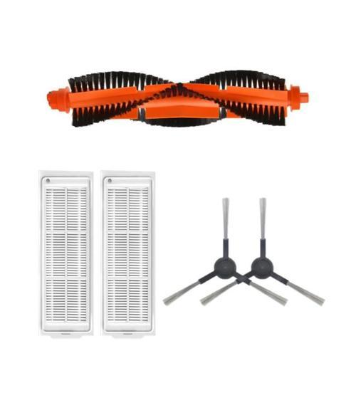 Xiaomi Mop Pro (STYTJ02YM) Uyumlu 1 ADET ANA FIRÇA 2 ADET FİLTRE 2 ADET SİYAH YAN FIRÇA