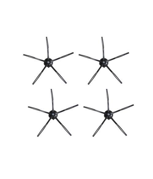 Roborock S50/S55 Maxv Uyumlu 4 ADET SİYAH YAN FIRÇA