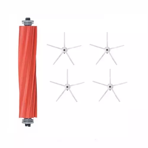 Roborock S7 Uyumlu 1 ADET ANA FIRÇA 4 ADET BEYAZ YAN FIRÇA