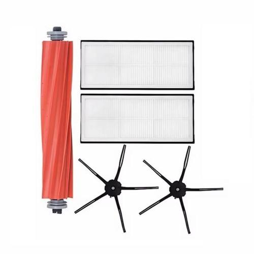 Roborock S7+ Uyumlu 1 ADET ANA FIRÇA 2 ADET FİLTRE 2 ADET SİYAH  YAN FIRÇA