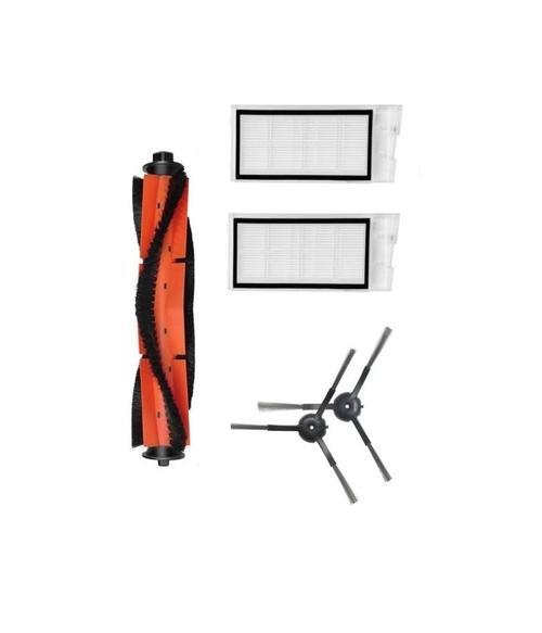 Roidmi Eve Plus Uyumlu 1 ADET ANA FIRÇA 2 ADET FİLTRE 2 ADET SİYAH YAN FIRÇA