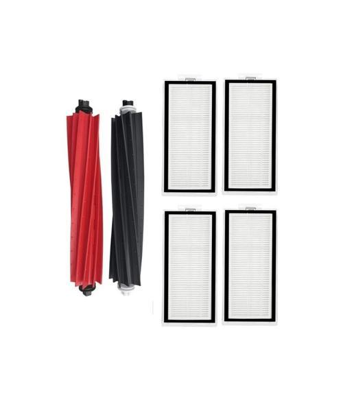 Roborock Q5 Pro Uyumlu 1 ADET ANA FIRÇA 4 ADET FİLTRE