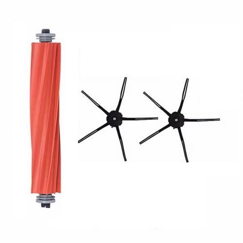 Roborock S7 Pro Ultra Uyumlu 1 ADET ANA FIRÇA 2 ADET SİYAH YAN FIRÇA