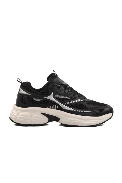 Siyah Fileli Erkek Spor Ayakkabı MS-251-530 M